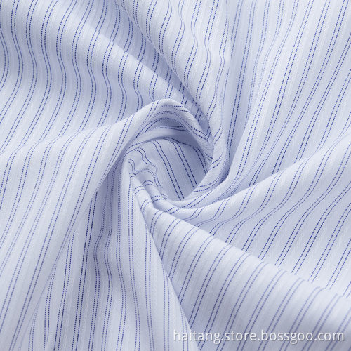 Strip Microfiber fabric Ventilate Moisture Shirt Fabric